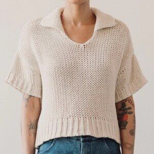 Cordera cotton polo, natural